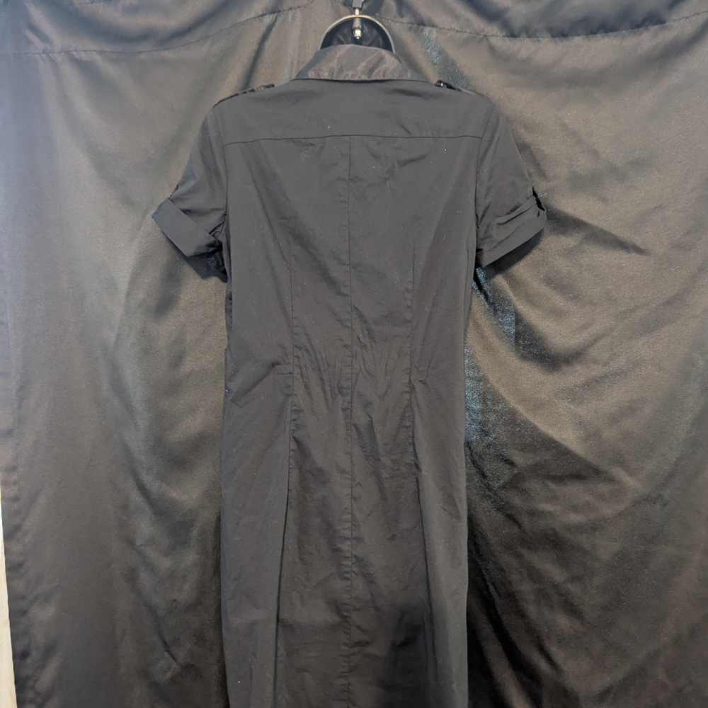 AGB Black Button-Down Midi Dress - Picture 3 of 6